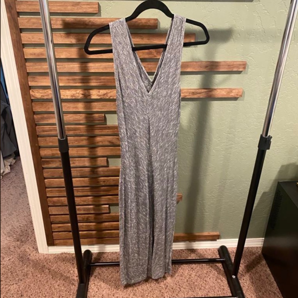 Heather-gray stretchy summer/fall Dress